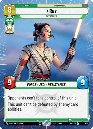 Rey - Skywalker (Hyperspace) (413) - A Lawless Time - A Lawless Time - Card Brawlers | Quebec | Canada |