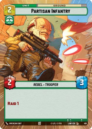 Partisan Infantry (Hyperspace) (418) - A Lawless Time - A Lawless Time - Card Brawlers | Quebec | Canada |