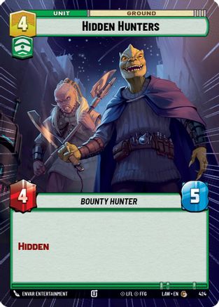 Hidden Hunters (Hyperspace) (424) - A Lawless Time - A Lawless Time - Card Brawlers | Quebec | Canada |