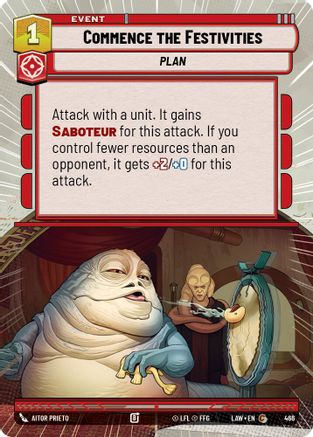 Commence the Festivities (Hyperspace) (429) - A Lawless Time - A Lawless Time - Card Brawlers | Quebec | Canada |