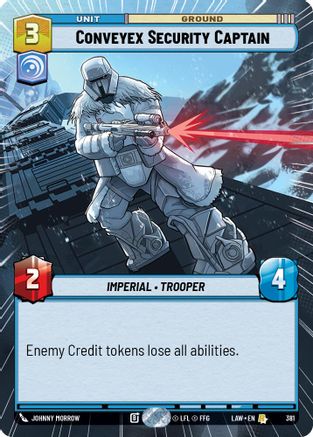 Conveyex Security Captain (Hyperspace) (431) - A Lawless Time - A Lawless Time - Card Brawlers | Quebec | Canada |