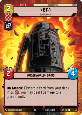 BT-1 - Blastomech (Hyperspace) (437) - A Lawless Time - A Lawless Time - Card Brawlers | Quebec | Canada |