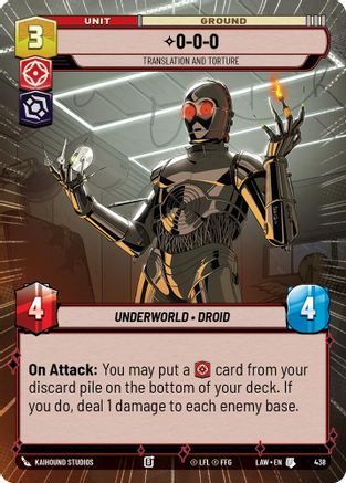 0-0-0 - Translation and Torture (Hyperspace) (438) - A Lawless Time - A Lawless Time - Card Brawlers | Quebec | Canada |
