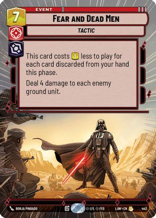 Fear and Dead Men (Hyperspace) (443) - A Lawless Time - A Lawless Time - Card Brawlers | Quebec | Canada |