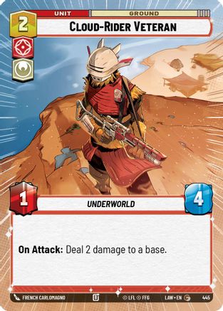 Cloud-Rider Veteran (Hyperspace) (445) - A Lawless Time - A Lawless Time - Card Brawlers | Quebec | Canada |