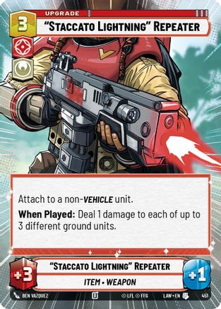 "Staccato Lightning" Repeater (Hyperspace) (451) - A Lawless Time - A Lawless Time - Card Brawlers | Quebec | Canada |