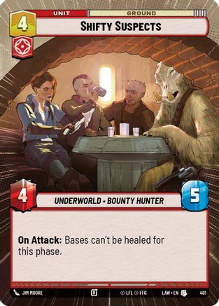 Shifty Suspects (Hyperspace) (461) - A Lawless Time - A Lawless Time - Card Brawlers | Quebec | Canada |