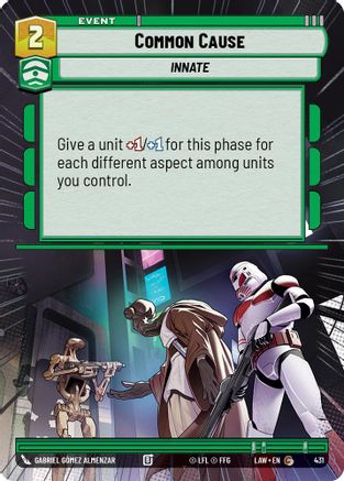 Common Cause (Hyperspace) (466) - A Lawless Time - A Lawless Time - Card Brawlers | Quebec | Canada |