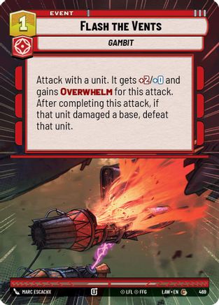 Flash the Vents (Hyperspace) (469) - A Lawless Time - A Lawless Time - Card Brawlers | Quebec | Canada |