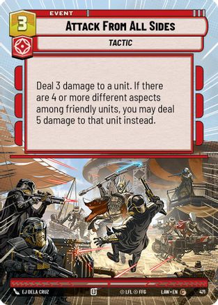Attack From All Sides (Hyperspace) (471) - A Lawless Time - A Lawless Time - Card Brawlers | Quebec | Canada |
