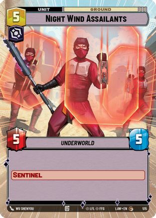 Night Wind Assailants (Hyperspace) (515) - A Lawless Time - A Lawless Time - Card Brawlers | Quebec | Canada |