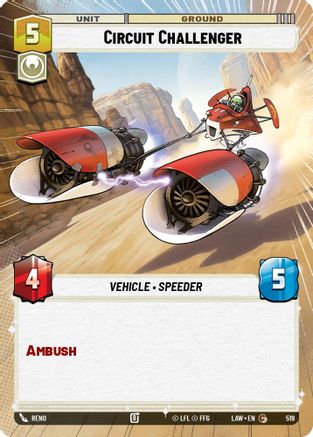 Circuit Challenger (Hyperspace) (519) - A Lawless Time - A Lawless Time - Card Brawlers | Quebec | Canada |