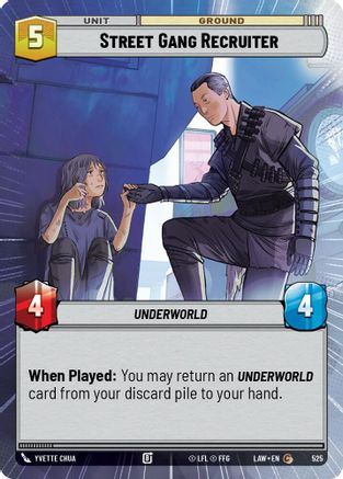 Street Gang Recruiter (Hyperspace) (525) - A Lawless Time - A Lawless Time - Card Brawlers | Quebec | Canada |