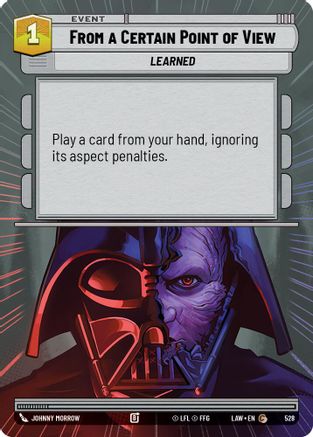 From a Certain Point of View (Hyperspace) (528) - A Lawless Time - A Lawless Time - Card Brawlers | Quebec | Canada |