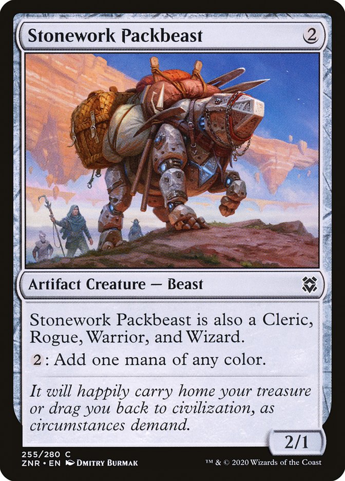 Stonework Packbeast [Zendikar Rising] - Magic: The Gathering - Card Brawlers | Quebec | Canada |