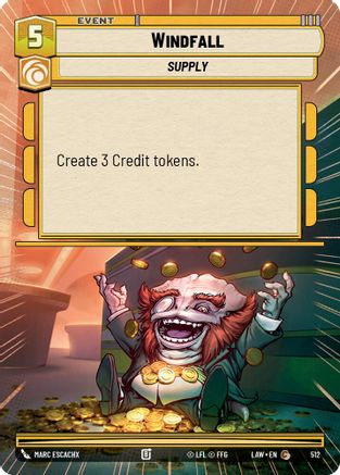 Windfall (Hyperspace) (512) - A Lawless Time - A Lawless Time - Card Brawlers | Quebec | Canada |