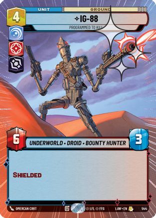 IG-88 - Programmed to Kill (Hyperspace Foil) (306) - A Lawless Time Foil - A Lawless Time - Card Brawlers | Quebec | Canada |