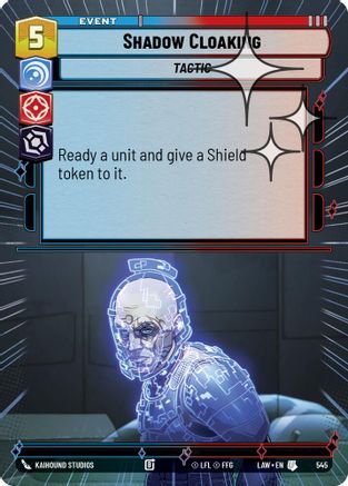 Shadow Cloaking (Hyperspace Foil) (307) - A Lawless Time Foil - A Lawless Time - Card Brawlers | Quebec | Canada |