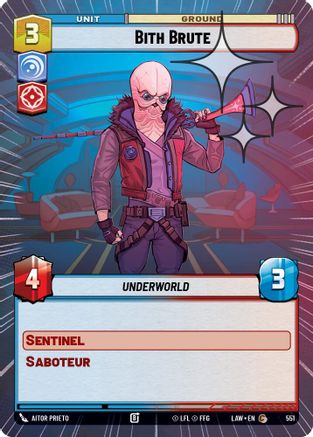 Bith Brute (Hyperspace Foil) (313) - A Lawless Time Foil - A Lawless Time - Card Brawlers | Quebec | Canada |