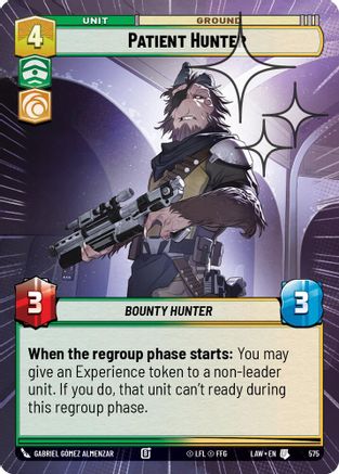 Patient Hunter (Hyperspace Foil) (337) - A Lawless Time Foil - A Lawless Time - Card Brawlers | Quebec | Canada |
