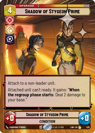 Shadow of Stygeon Prime (Hyperspace Foil) (341) - A Lawless Time Foil - A Lawless Time - Card Brawlers | Quebec | Canada |