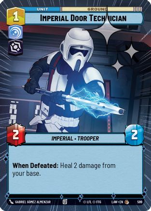 Imperial Door Technician (Hyperspace Foil) (361) - A Lawless Time Foil - A Lawless Time - Card Brawlers | Quebec | Canada |