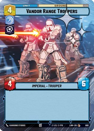 Vandor Range Troopers (Hyperspace Foil) (362) - A Lawless Time Foil - A Lawless Time - Card Brawlers | Quebec | Canada |