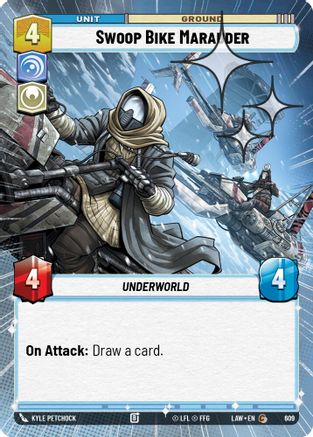 Swoop Bike Marauder (Hyperspace Foil) (371) - A Lawless Time Foil - A Lawless Time - Card Brawlers | Quebec | Canada |
