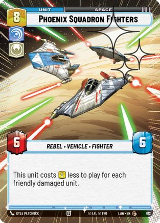 Phoenix Squadron Fighters (Hyperspace Foil) (374) - A Lawless Time Foil - A Lawless Time - Card Brawlers | Quebec | Canada |