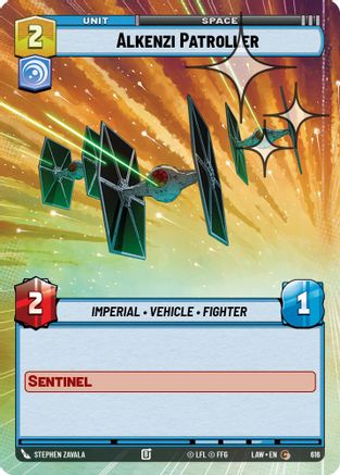 Alkenzi Patroller (Hyperspace Foil) (378) - A Lawless Time Foil - A Lawless Time - Card Brawlers | Quebec | Canada |