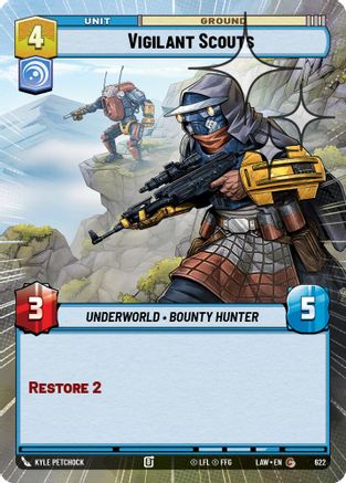 Vigilant Scouts (Hyperspace Foil) (384) - A Lawless Time Foil - A Lawless Time - Card Brawlers | Quebec | Canada |