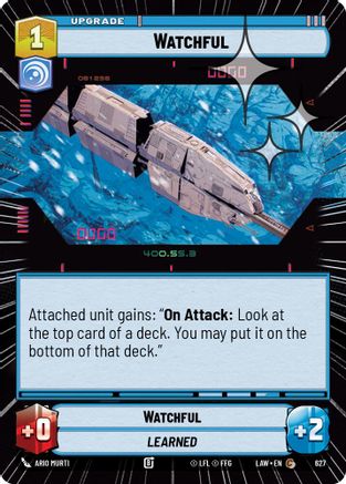 Watchful (Hyperspace Foil) (389) - A Lawless Time Foil - A Lawless Time - Card Brawlers | Quebec | Canada |