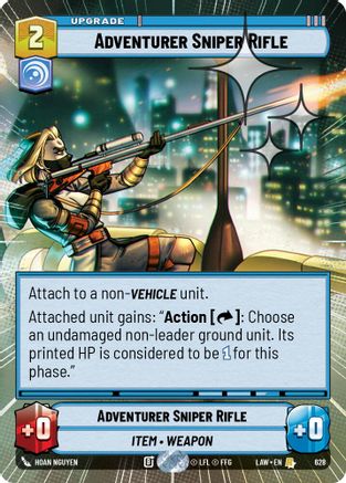Adventurer's Sniper Rifle (Hyperspace Foil) (390) - A Lawless Time Foil - A Lawless Time - Card Brawlers | Quebec | Canada |