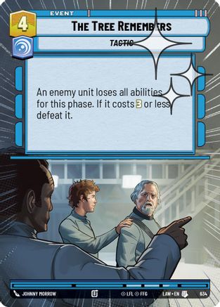 The Tree Remembers (Hyperspace Foil) (396) - A Lawless Time Foil - A Lawless Time - Card Brawlers | Quebec | Canada |