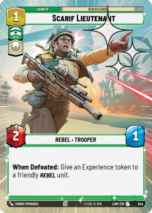 Scarif Lieutenant (Hyperspace Foil) (406) - A Lawless Time Foil - A Lawless Time - Card Brawlers | Quebec | Canada |