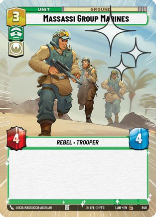 Massassi Group Marines (Hyperspace Foil) (410) - A Lawless Time Foil - A Lawless Time - Card Brawlers | Quebec | Canada |