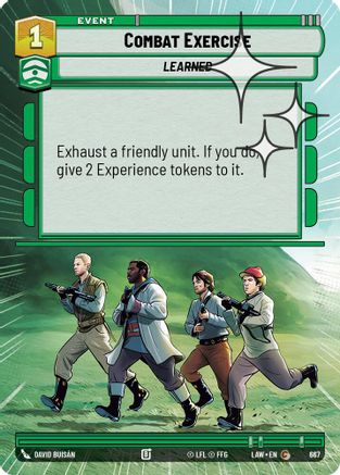 Combat Exercise (Hyperspace Foil) (429) - A Lawless Time Foil - A Lawless Time - Card Brawlers | Quebec | Canada |