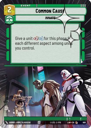 Common Cause (Hyperspace Foil) (431) - A Lawless Time Foil - A Lawless Time - Card Brawlers | Quebec | Canada |