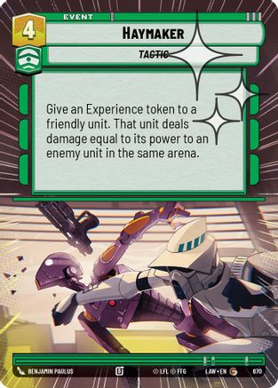 Haymaker (Hyperspace Foil) (432) - A Lawless Time Foil - A Lawless Time - Card Brawlers | Quebec | Canada |