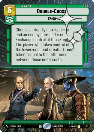 Double-Cross (Hyperspace Foil) (434) - A Lawless Time Foil - A Lawless Time - Card Brawlers | Quebec | Canada |