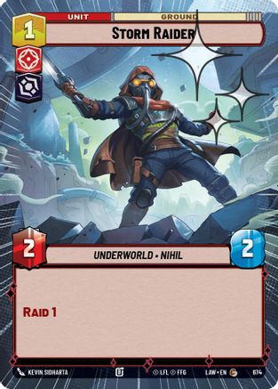 Storm Raider (Hyperspace Foil) (436) - A Lawless Time Foil - A Lawless Time - Card Brawlers | Quebec | Canada |
