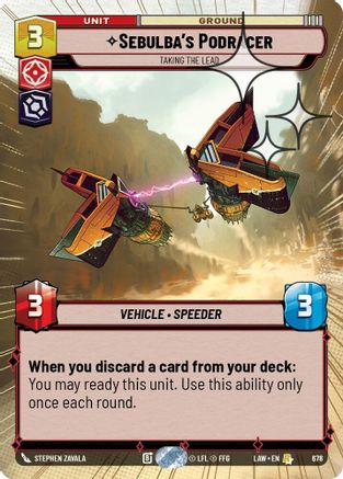 Sebulba's Podracer - Taking the Lead (Hyperspace Foil) (440) - A Lawless Time Foil - A Lawless Time - Card Brawlers | Quebec | Canada |