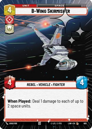 B-Wing Skirmisher (Hyperspace Foil) (447) - A Lawless Time Foil - A Lawless Time - Card Brawlers | Quebec | Canada |