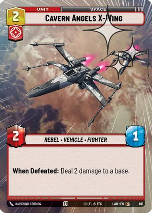 Cavern Angels X-Wing (Hyperspace Foil) (453) - A Lawless Time Foil - A Lawless Time - Card Brawlers | Quebec | Canada |
