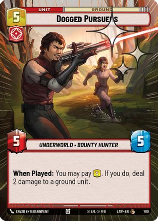 Dogged Pursuers (Hyperspace Foil) (462) - A Lawless Time Foil - A Lawless Time - Card Brawlers | Quebec | Canada |