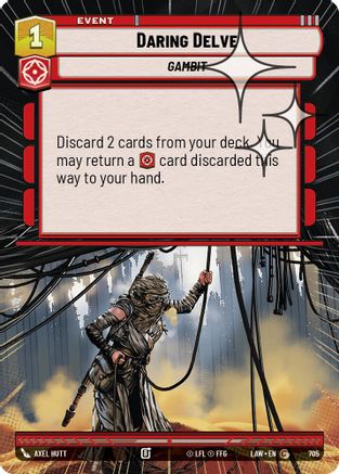 Daring Delve (Hyperspace Foil) (467) - A Lawless Time Foil - A Lawless Time - Card Brawlers | Quebec | Canada |