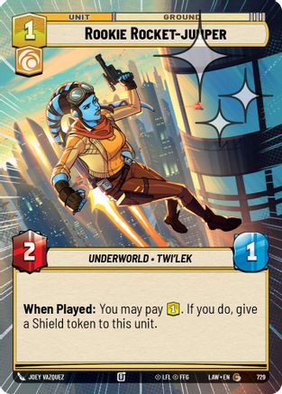 Rookie Rocket-jumper (Hyperspace Foil) (491) - A Lawless Time Foil - A Lawless Time - Card Brawlers | Quebec | Canada |