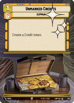 Unmarked Credits (Hyperspace Foil) (508) - A Lawless Time Foil - A Lawless Time - Card Brawlers | Quebec | Canada |
