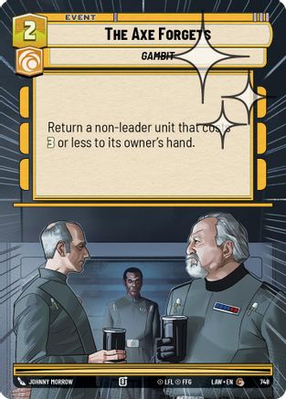 The Axe Forgets (Hyperspace Foil) (510) - A Lawless Time Foil - A Lawless Time - Card Brawlers | Quebec | Canada |