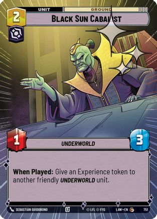 Black Sun Cabalist (Hyperspace Foil) (513) - A Lawless Time Foil - A Lawless Time - Card Brawlers | Quebec | Canada |
